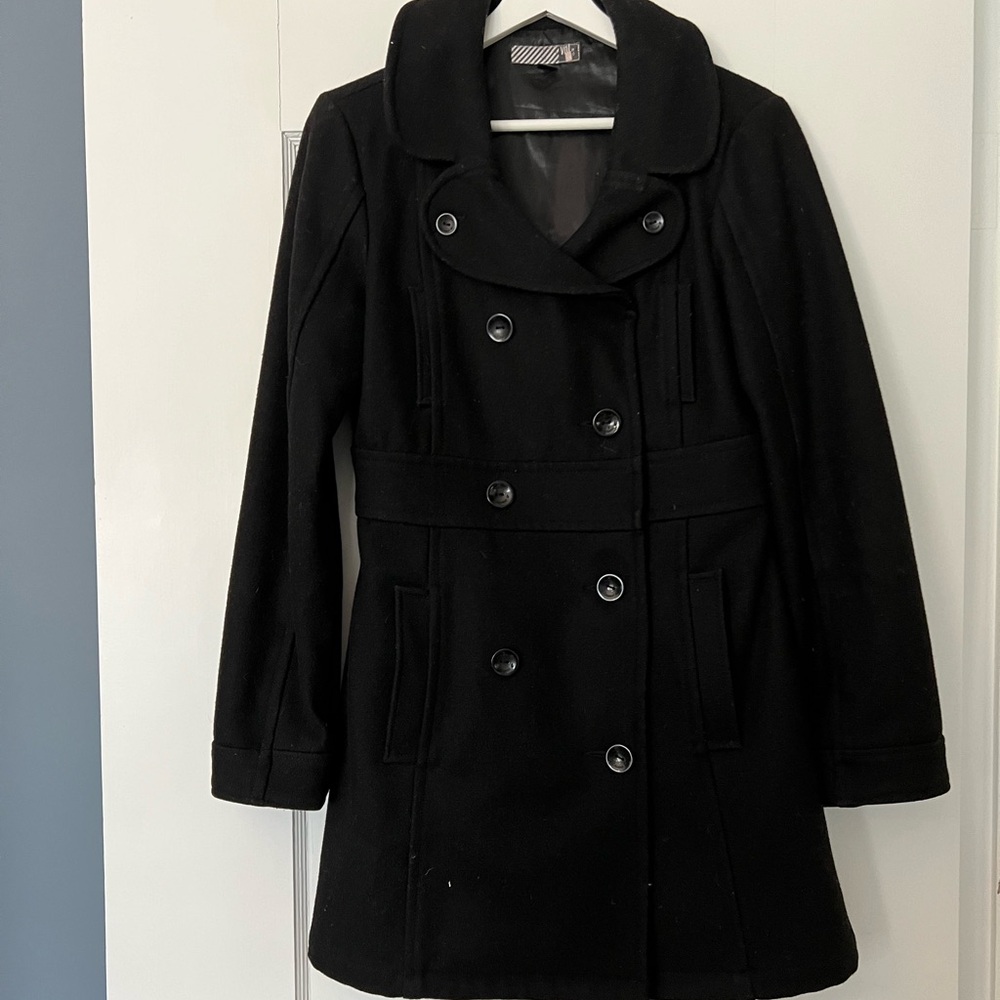 Vintage Volcom Black Peacoat